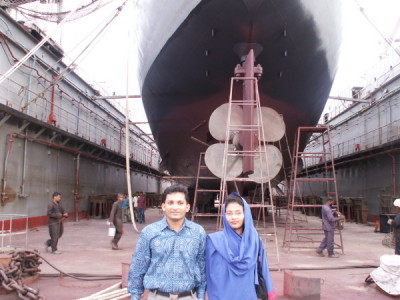 Navy Officer N His Wife (My Sister)